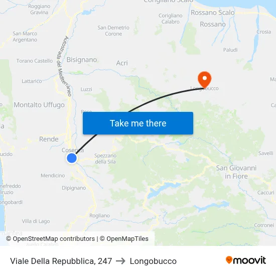 Republic Avenue, 247 to Longobucco map