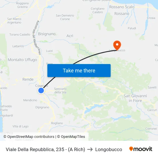 Republic Avenue, 235 - (On Request) to Longobucco map