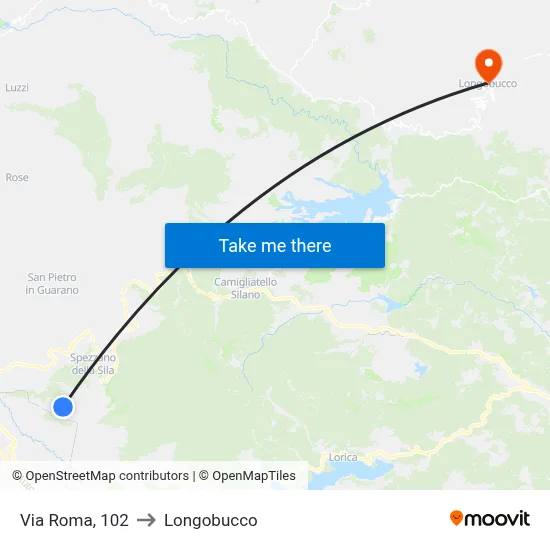 Roma Street, 102 to Longobucco map