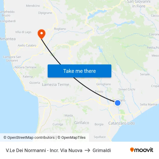 Norman Avenue - New Road Intersection to Grimaldi map