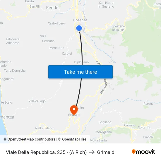 Republic Avenue, 235 - (On Request) to Grimaldi map