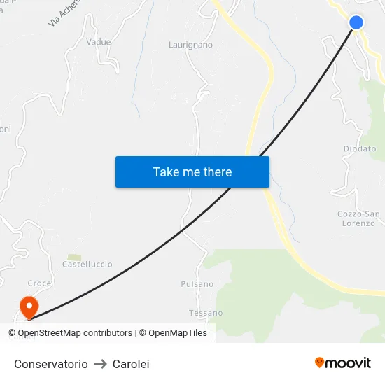 Conservatory to Carolei map