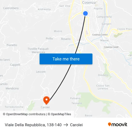 Republic Avenue, 138-140 to Carolei map