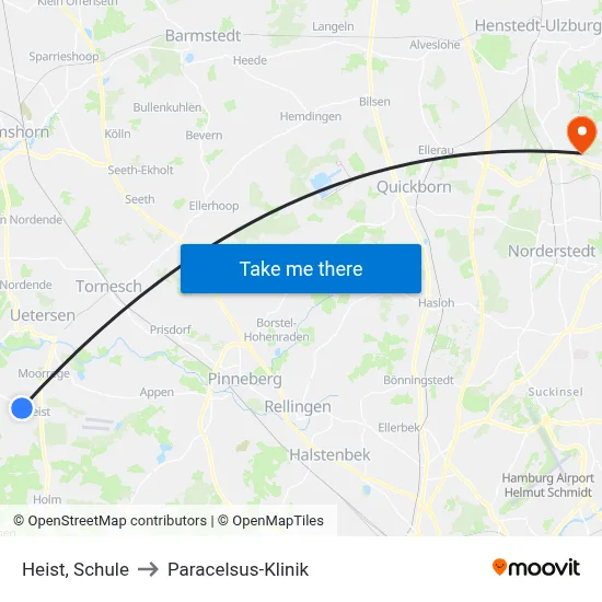 Heist, Schule to Paracelsus-Klinik map