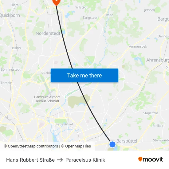 Hans-Rubbert-Straße to Paracelsus-Klinik map