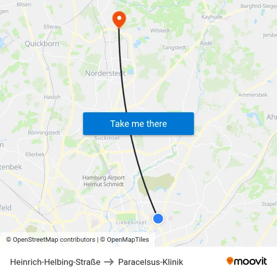 Heinrich-Helbing-Straße to Paracelsus-Klinik map