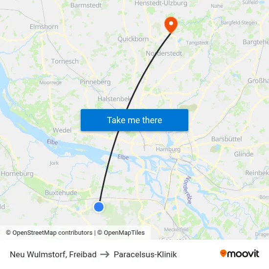 Neu Wulmstorf, Freibad to Paracelsus-Klinik map