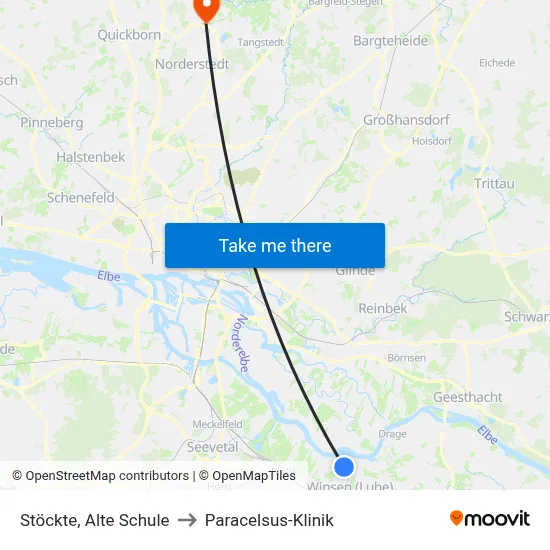 Stöckte, Alte Schule to Paracelsus-Klinik map