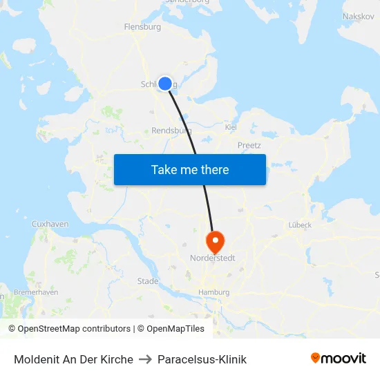 Moldenit An Der Kirche to Paracelsus-Klinik map