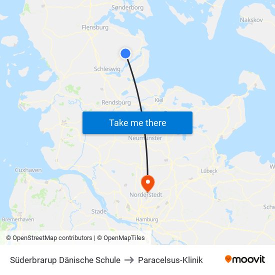 Süderbrarup Dänische Schule to Paracelsus-Klinik map