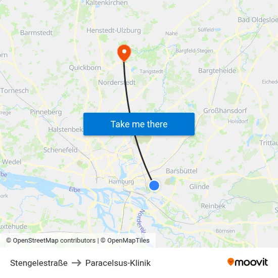 Stengelestraße to Paracelsus-Klinik map