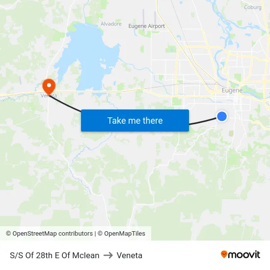 S/S Of 28th E Of Mclean to Veneta map