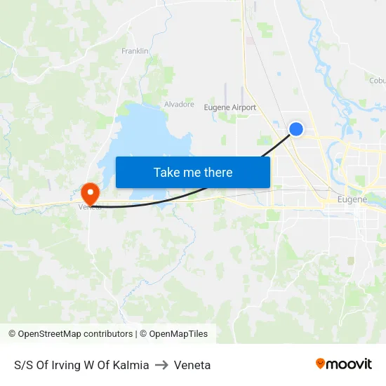 S/S Of Irving W Of Kalmia to Veneta map