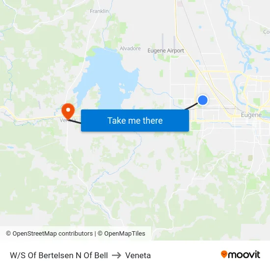 W/S Of Bertelsen N Of Bell to Veneta map