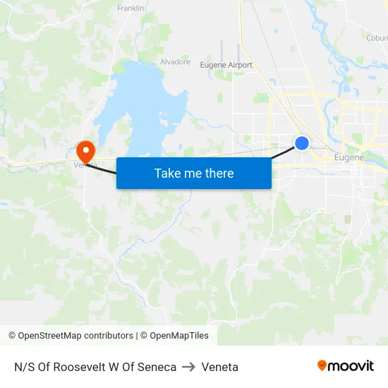 N/S Of Roosevelt W Of Seneca to Veneta map