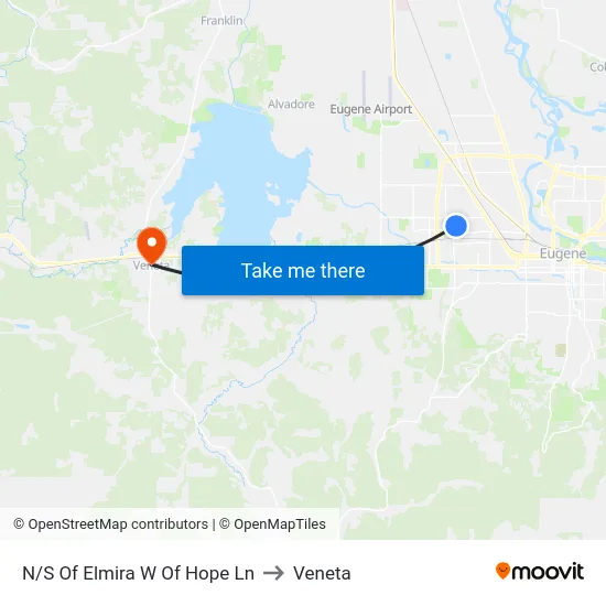 N/S Of Elmira W Of Hope Ln to Veneta map