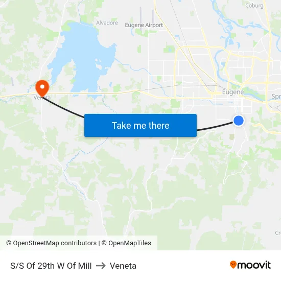 S/S Of 29th W Of Mill to Veneta map