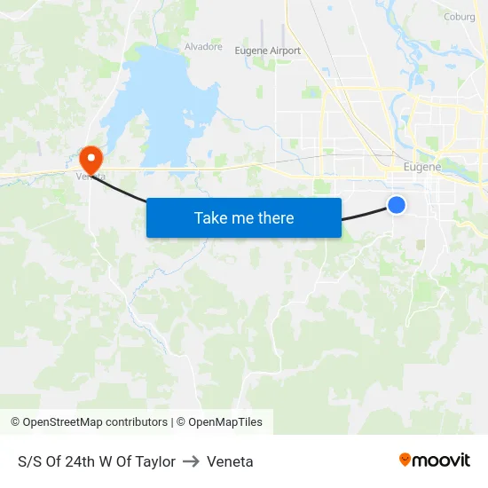 S/S Of 24th W Of Taylor to Veneta map