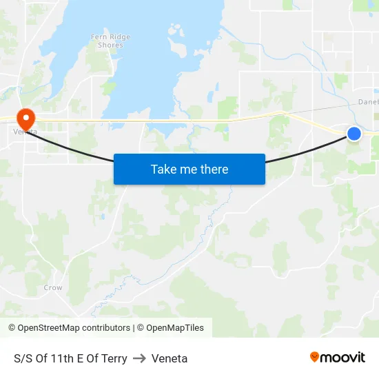 S/S Of 11th E Of Terry to Veneta map