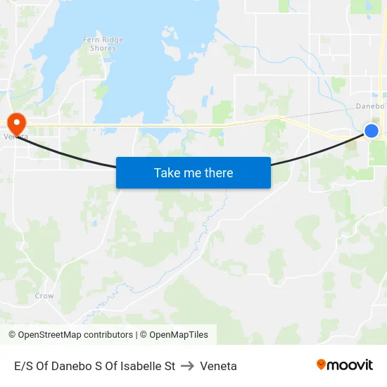 E/S Of Danebo S Of Isabelle St to Veneta map