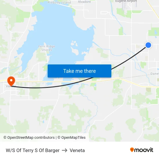 W/S Of Terry S Of Barger to Veneta map