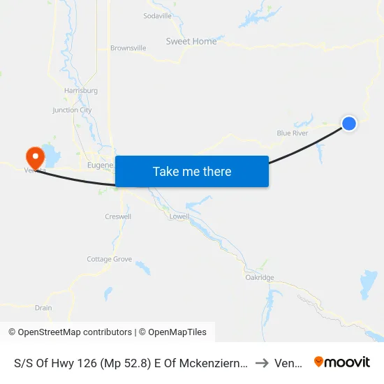 S/S Of Hwy 126 (Mp 52.8) E Of Mckenzierngrsta to Veneta map