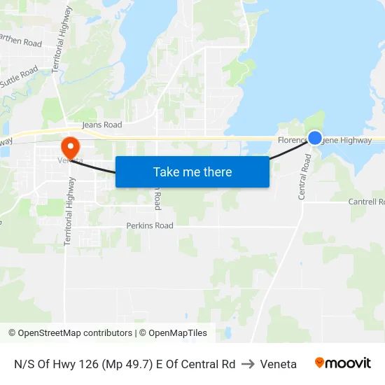 N/S Of Hwy 126 (Mp 49.7) E Of Central Rd to Veneta map