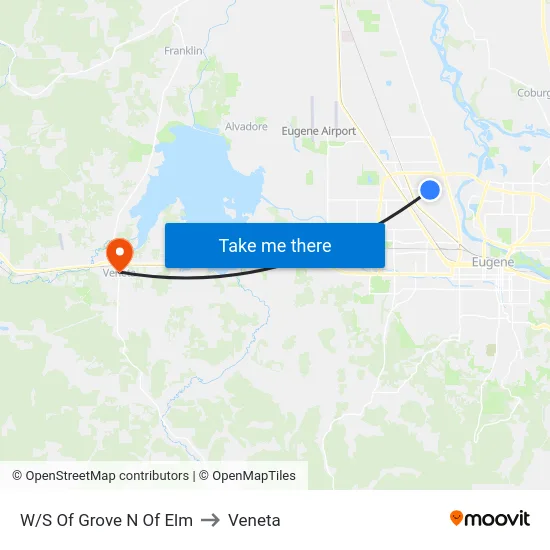 W/S Of Grove N Of Elm to Veneta map