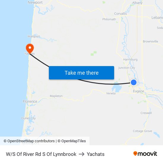 W/S Of River Rd S Of Lynnbrook to Yachats map