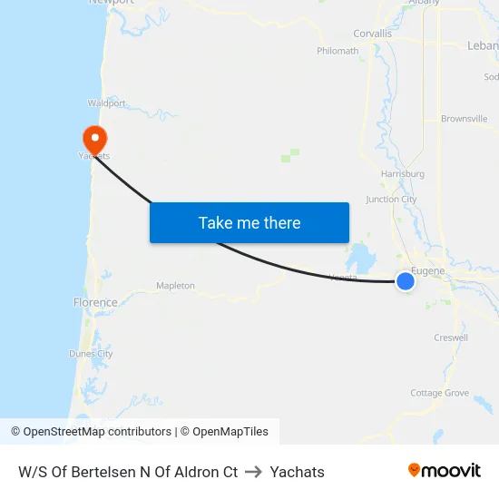 W/S Of Bertelsen N Of Aldron Ct to Yachats map