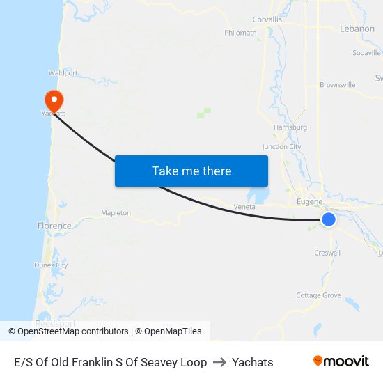 E/S Of Old Franklin S Of Seavey Loop to Yachats map