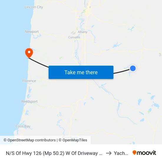 N/S Of Hwy 126 (Mp 50.2) W Of Driveway 56311 to Yachats map