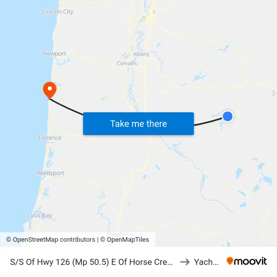 S/S Of Hwy 126 (Mp 50.5) E Of Horse Creek Rd to Yachats map