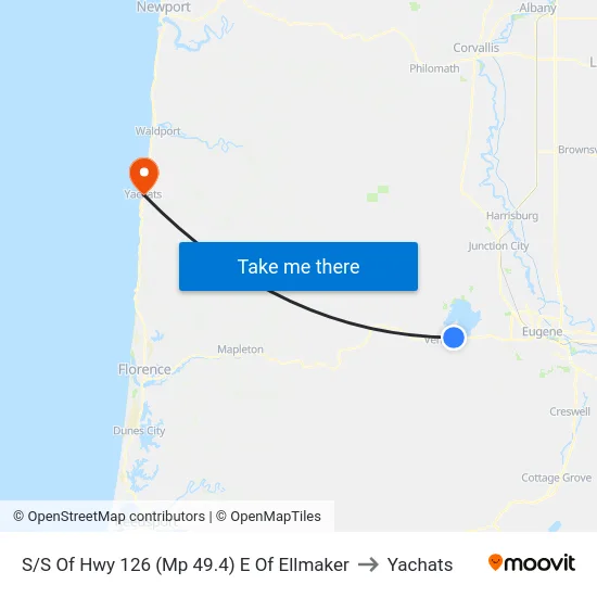 S/S Of Hwy 126 (Mp 49.4) E Of Ellmaker to Yachats map