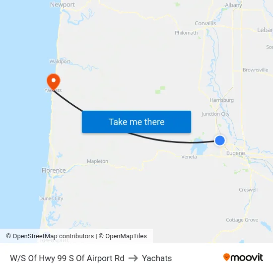W/S Of Hwy 99 S Of Airport Rd to Yachats map