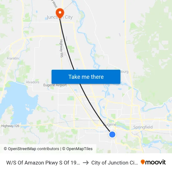 W/S Of Amazon Pkwy S Of 19th to City of Junction City map