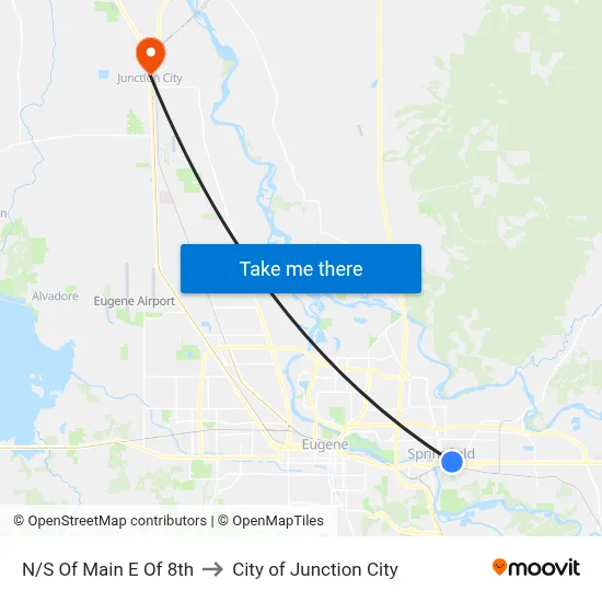 N/S Of Main E Of 8th to City of Junction City map