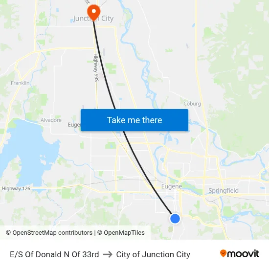 E/S Of Donald N Of 33rd to City of Junction City map