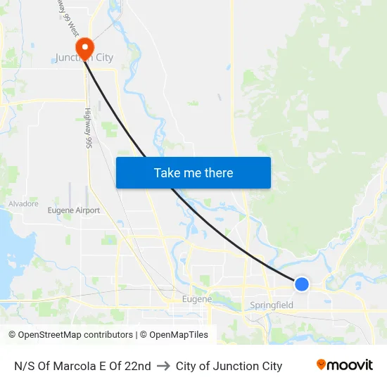 N/S Of Marcola E Of 22nd to City of Junction City map