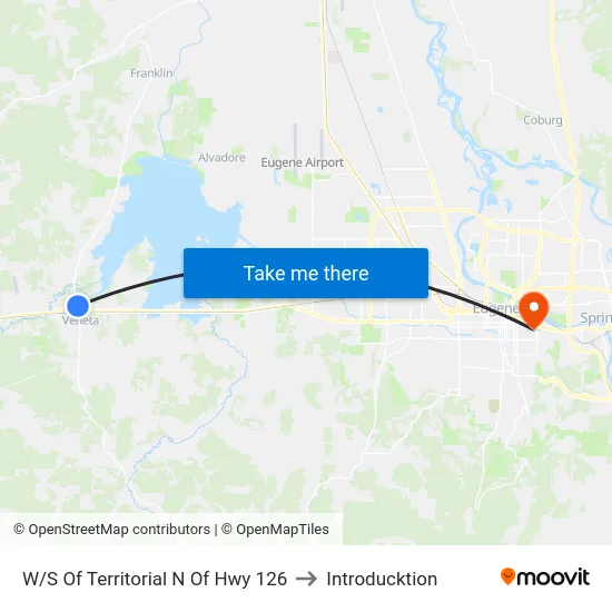 W/S Of Territorial N Of Hwy 126 to Introducktion map