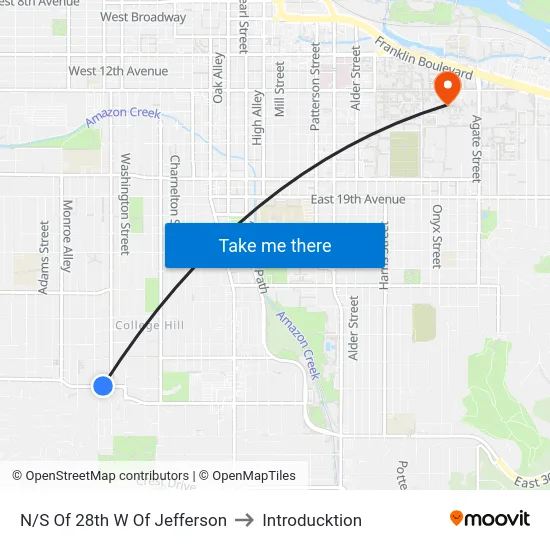 N/S Of 28th W Of Jefferson to Introducktion map