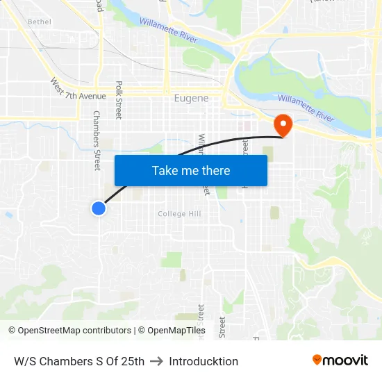W/S Chambers S Of 25th to Introducktion map
