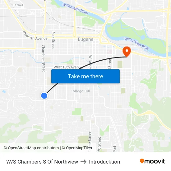W/S Chambers S Of Northview to Introducktion map