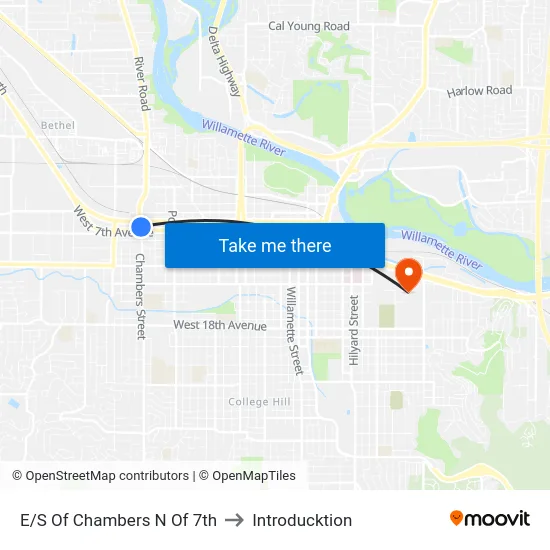 E/S Of Chambers N Of 7th to Introducktion map