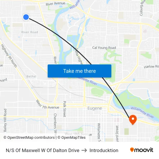 N/S Of Maxwell W Of Dalton Drive to Introducktion map