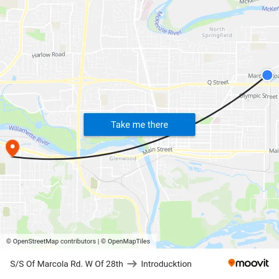 S/S Of Marcola Rd. W Of 28th to Introducktion map