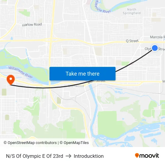 N/S Of Olympic E Of 23rd to Introducktion map