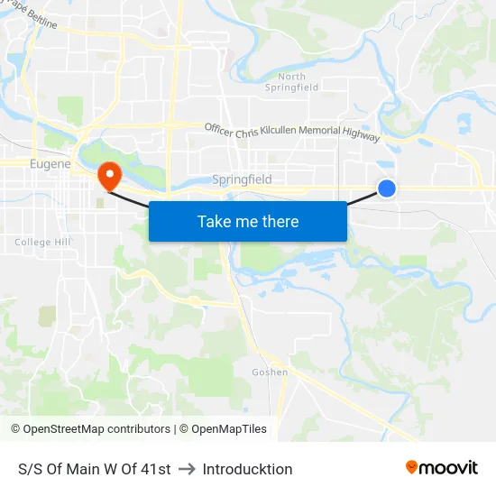 S/S Of Main W Of 41st to Introducktion map