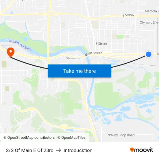 S/S Of Main E Of 23rd to Introducktion map