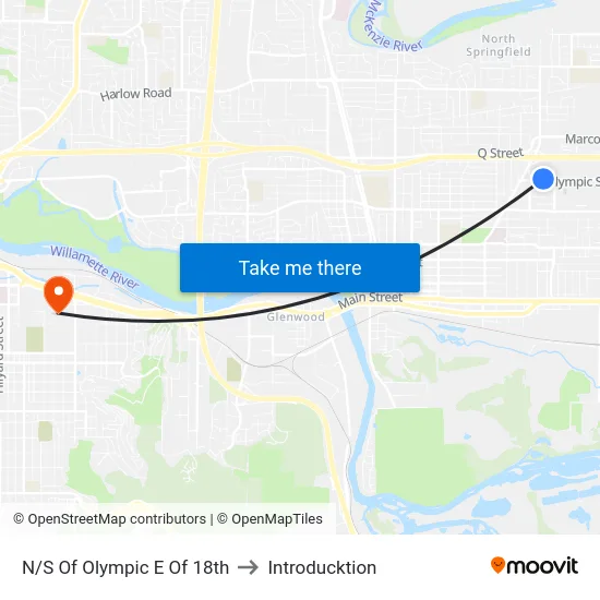 N/S Of Olympic E Of 18th to Introducktion map